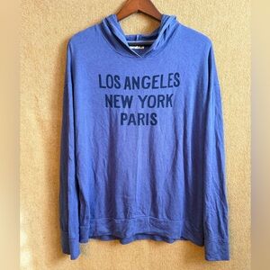 Sundry Los Angeles New York Paris  Hoodie size 4/XL